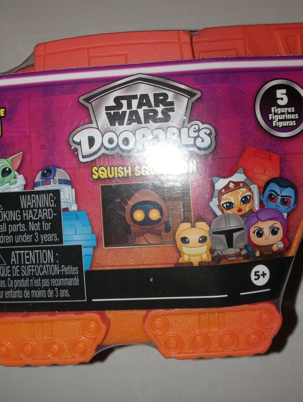 Star Wars Doorables Squish Squadron  Pack. Collectible Figurines and Vehicle